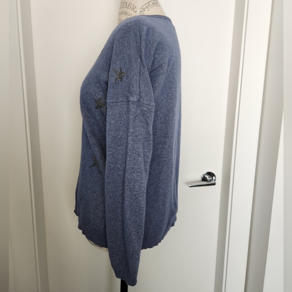 Wool Cashmere Sweater Stars - Picture 2 of 8